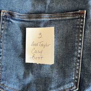 Ann Taylor Curvy Bootcut jeans